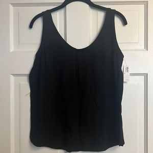 Old Navy black tank top.